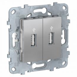 Изображение продукта Розетка компьютерная USBx2 Schneider Electric Unica New 